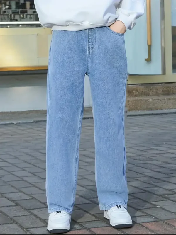 Boys Regular Mid Rise Light Blue Jeans
