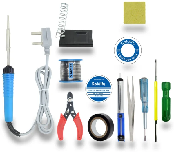 Soldify Basic 12in1 Complete 30W Soldering  Machine Tool Kit Set