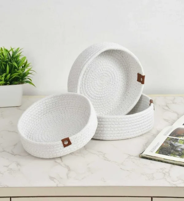AKKI cotton jute rope basket