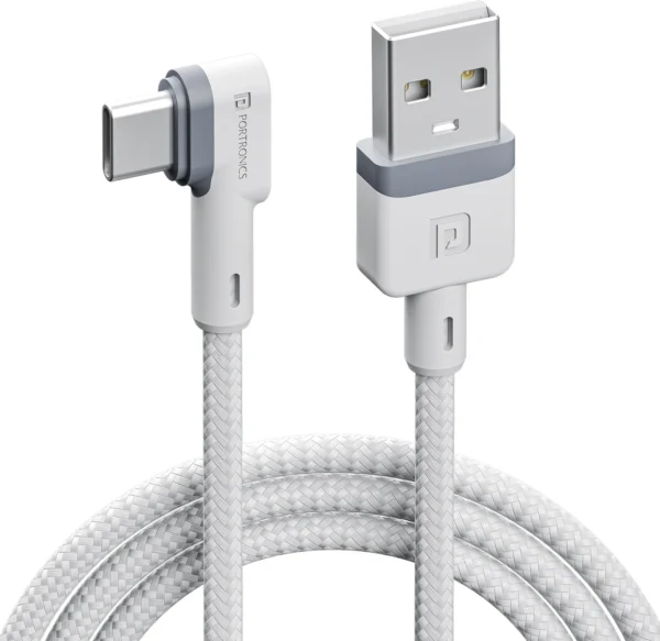 Portronics USB Type C Cable 3 A 1.2 m