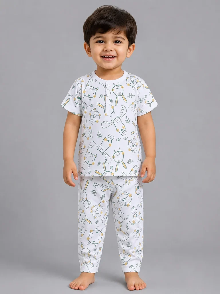 Kids Printed Night Suit