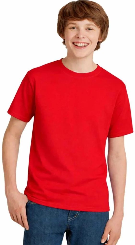 Kids Basic Crew Neck T-Shirt