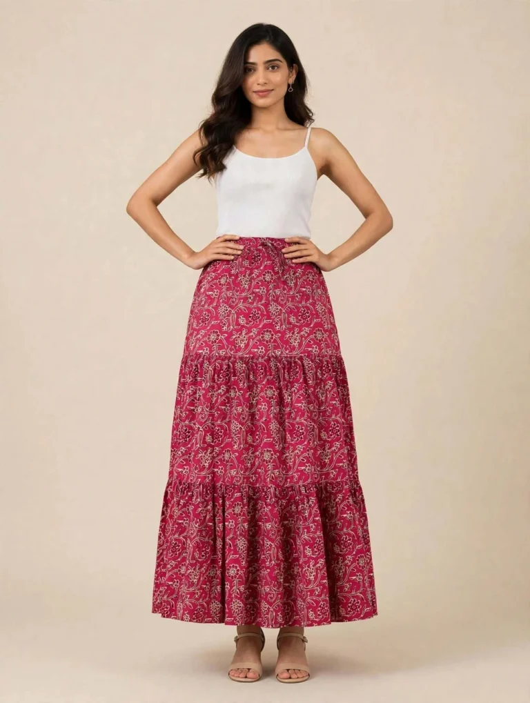 Floral Maxi Skirt