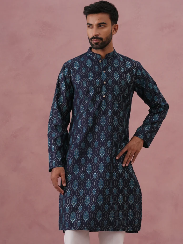 Embroidered Festive Kurta