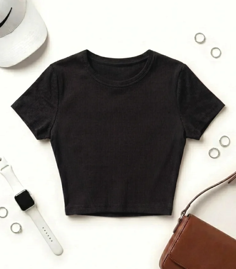 Cropped Casual T-Shirt