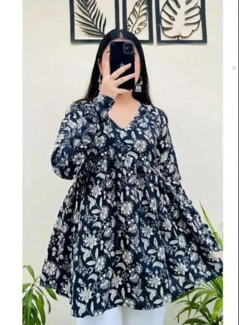 Floral Peplum Top