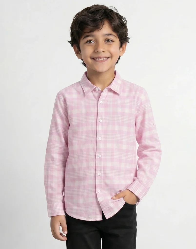 Kids Checked Shirt