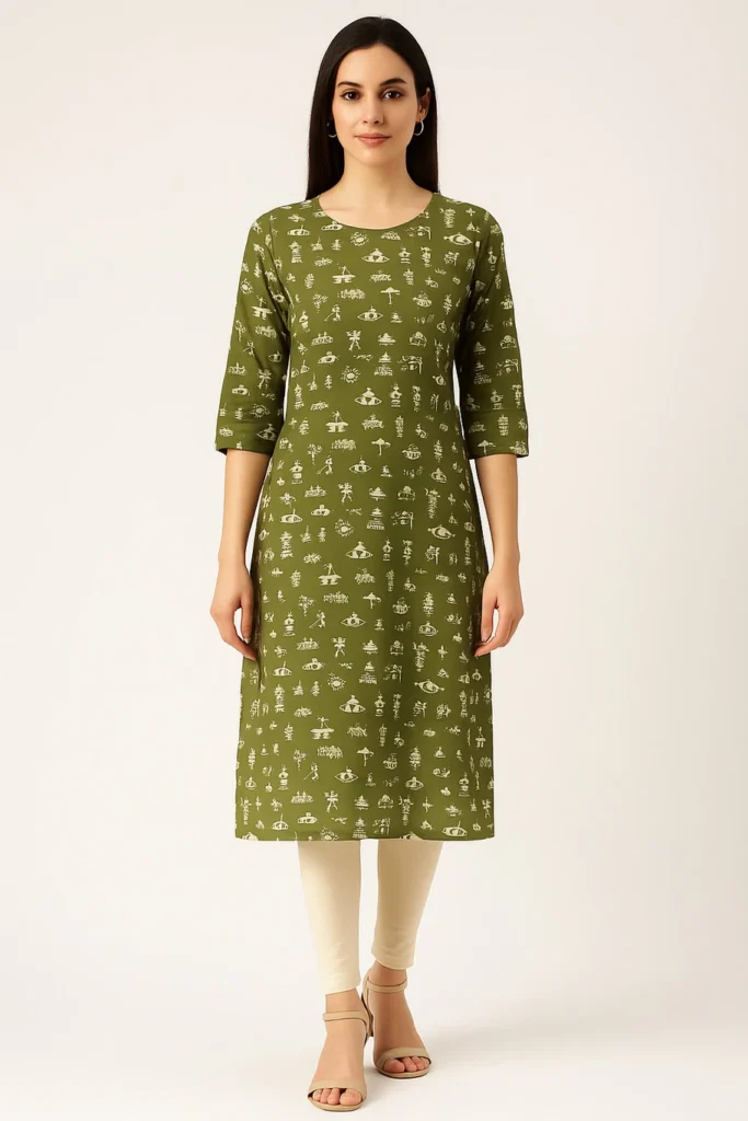 Printed Cotton Kurta
