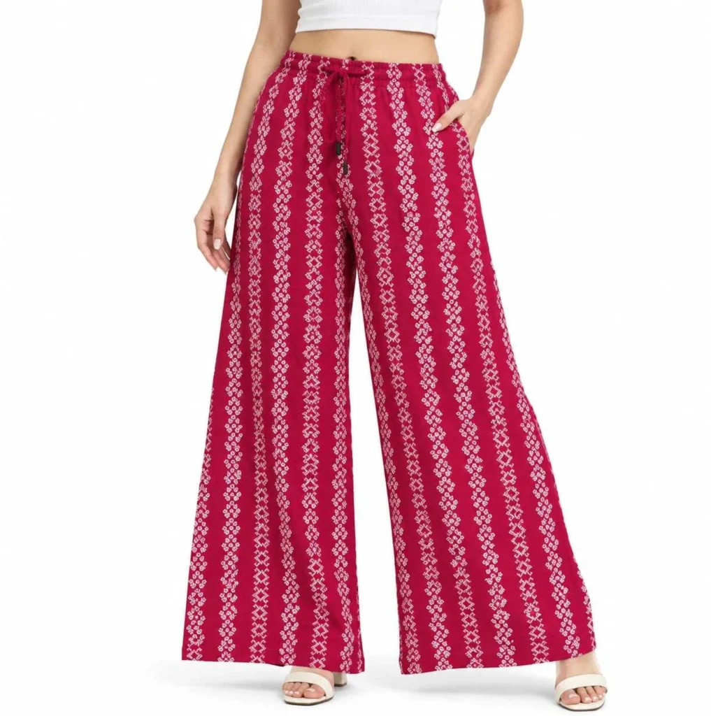 Printed Palazzo Pants
